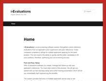 Tablet Screenshot of i-evaluations.com